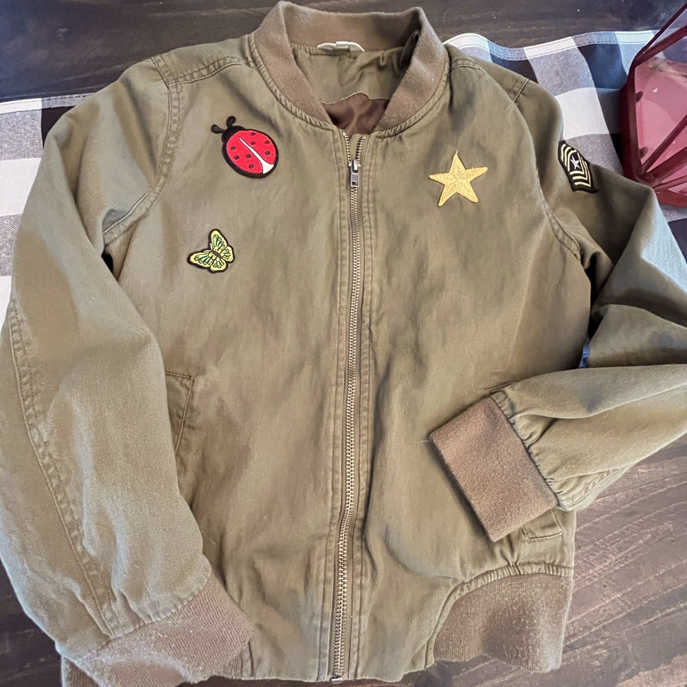 Mudd Girls’ Military Green Jacket